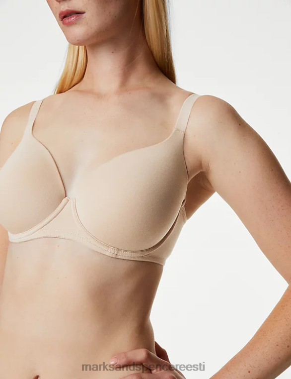 Riietus ee Marks & Spencer unisex 3pk juhtmega täistassiga T-särgi rinnahoidjad opaliini segu NZTRN5