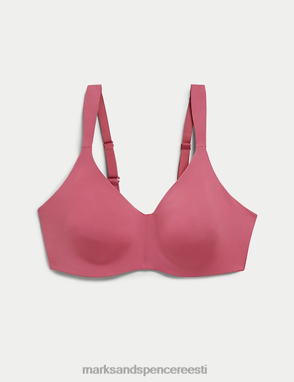 Riietus ee Marks & Spencer unisex Flexifit juhtmega minimeeriv rinnahoidja vaarikas NZTRN4407