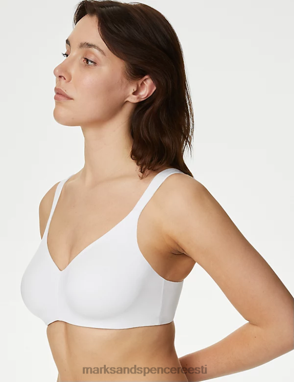 Riietus ee Marks & Spencer unisex Flexifit juhtmega minimeeriv rinnahoidja valge NZTRN4406