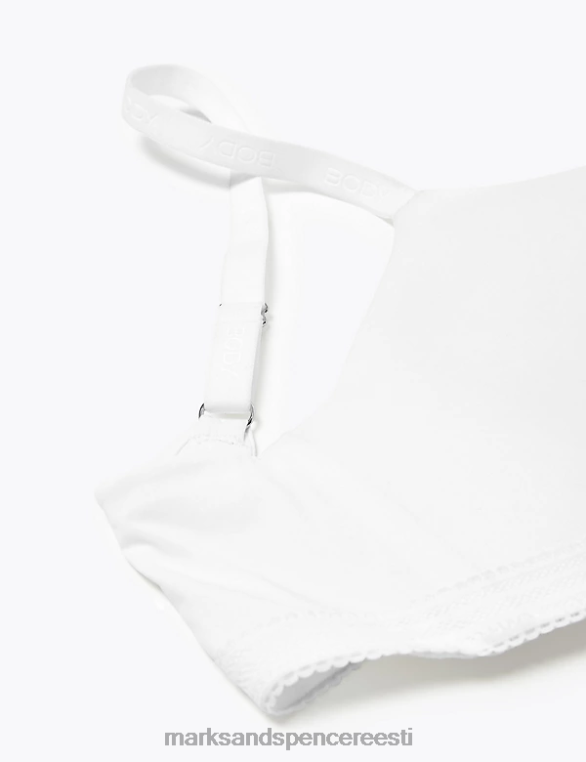 Riietus ee Marks & Spencer unisex Flexifit juhtmega minimeeriv rinnahoidja valge NZTRN4406
