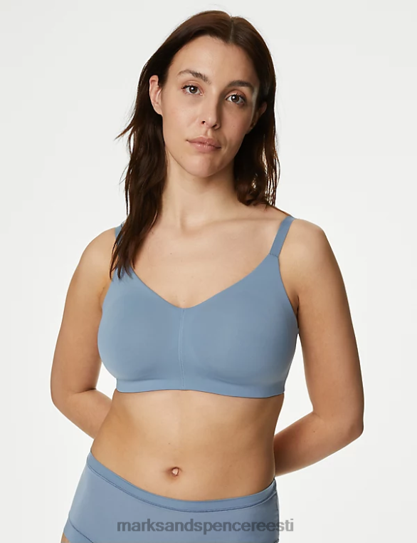 Riietus ee Marks & Spencer unisex Flexifit juhtmeta täistops rinnahoidja hall sinine NZTRN4135