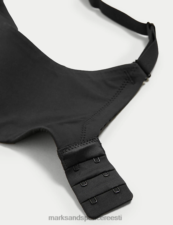 Riietus ee Marks & Spencer unisex Flexifit juhtmeta täistops rinnahoidja must NZTRN3792