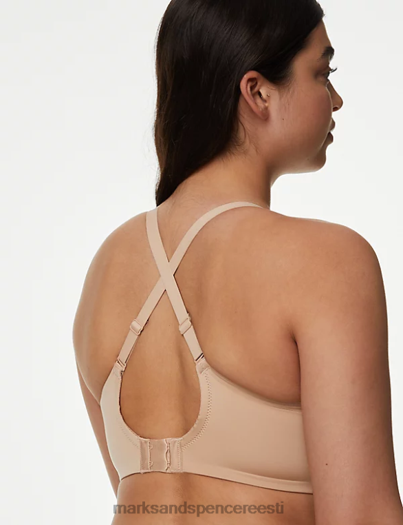 Riietus ee Marks & Spencer unisex Flexifit juhtmeta täistops rinnahoidja roosa kvarts NZTRN4139