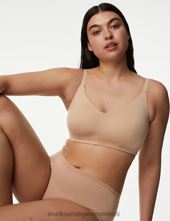 Riietus ee Marks & Spencer unisex Flexifit juhtmeta täistops rinnahoidja roosa kvarts NZTRN4139