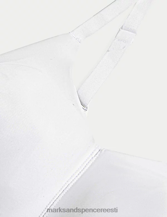 Riietus ee Marks & Spencer unisex Flexifit juhtmeta täistops rinnahoidja valge NZTRN4132