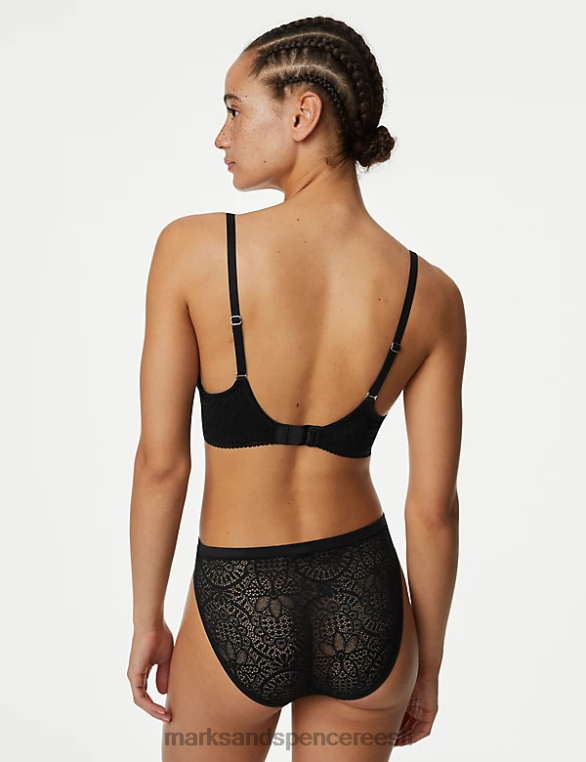Riietus ee Marks & Spencer unisex Pehme juhtmeta rinnahoidja must NZTRN3737