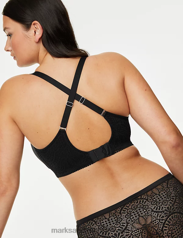 Riietus ee Marks & Spencer unisex Pehme juhtmeta rinnahoidja must NZTRN4024