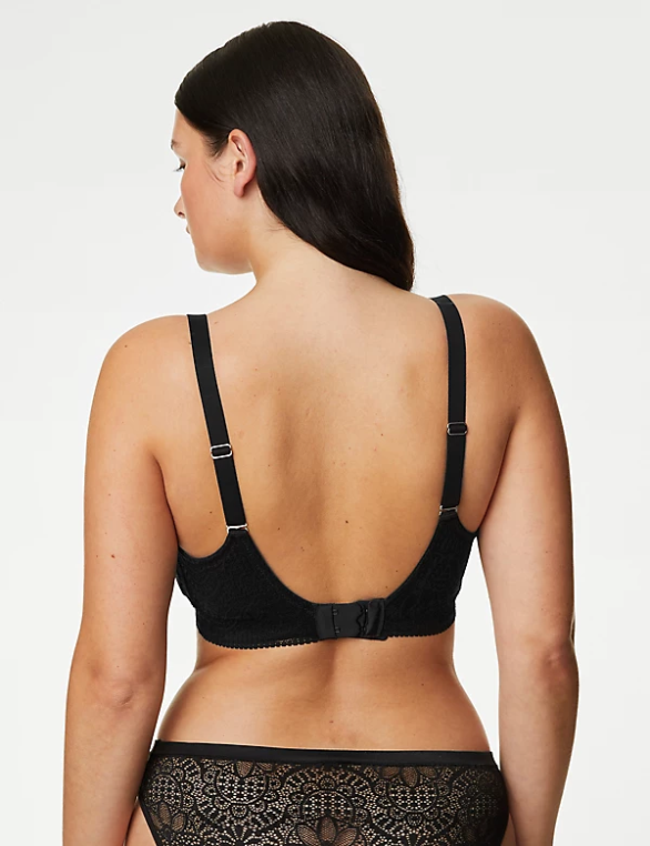 Riietus ee Marks & Spencer unisex Pehme juhtmeta rinnahoidja must NZTRN4024