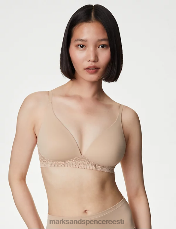 Riietus ee Marks & Spencer unisex Pehme juhtmeta rinnahoidja roosa kvarts NZTRN4043