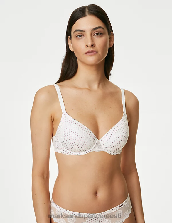 Riietus ee Marks & Spencer unisex ammi juhtmega täistops rinnahoidja puuvillaga elevandiluu segu NZTRN3797