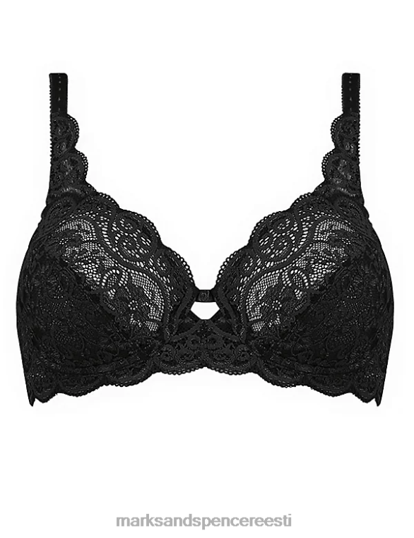 Riietus ee Marks & Spencer unisex amorette 300 pitsiga traadiga täistops rinnahoidja must NZTRN4648