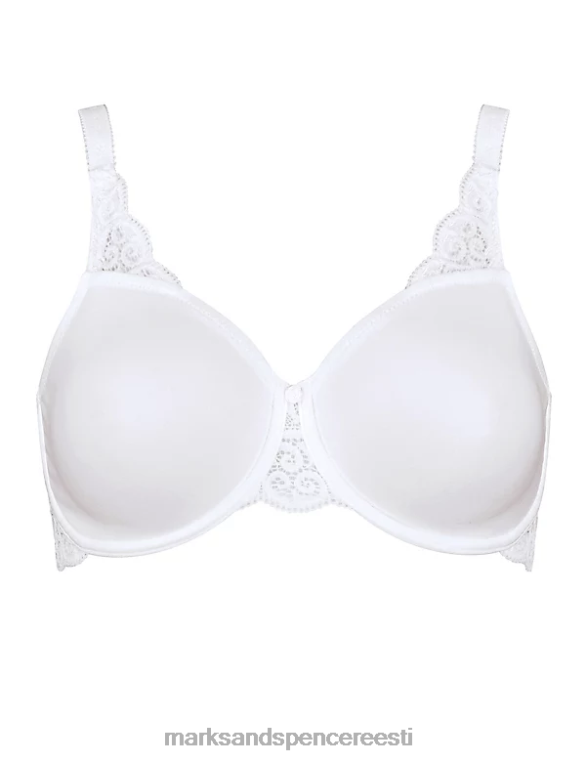 Riietus ee Marks & Spencer unisex amourette 300 pitsiga minimeeriv rinnahoidja valge NZTRN3820