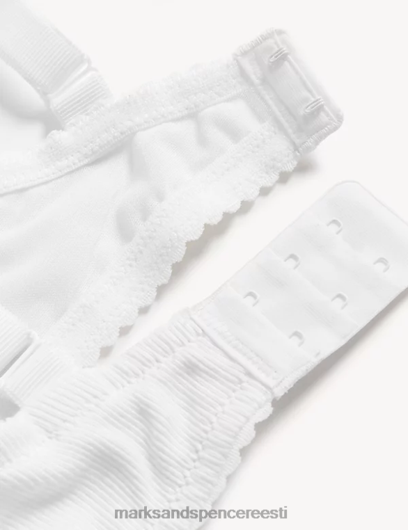 Riietus ee Marks & Spencer unisex aniispitsist juhtmega rõdurinnahoidja valge NZTRN3859