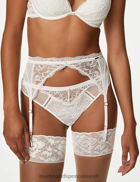 Riietus ee Marks & Spencer unisex aster sädelev pitsist traksid elevandiluust NZTRN3742