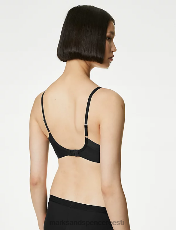 Riietus ee Marks & Spencer unisex body define juhtmega sukeldunud T-särgi rinnahoidja must NZTRN3922