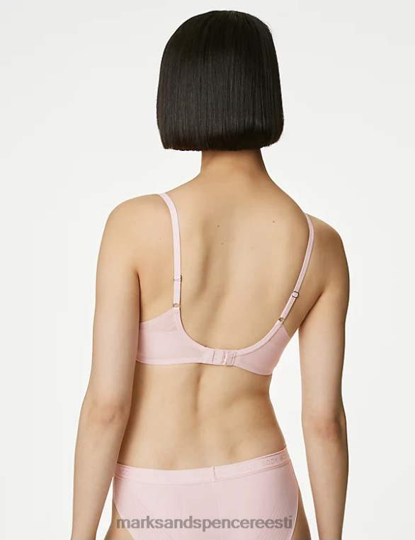 Riietus ee Marks & Spencer unisex body define juhtmega sukeldunud T-särgi rinnahoidja pehme roosa NZTRN3920