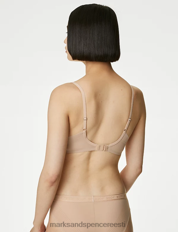 Riietus ee Marks & Spencer unisex body define juhtmega sukeldunud T-särgi rinnahoidja roosa kvarts NZTRN3921