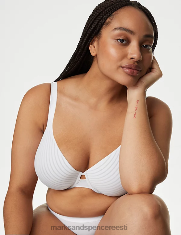 Riietus ee Marks & Spencer unisex body define juhtmega vahetükk full cup rinnahoidja valge NZTRN4072
