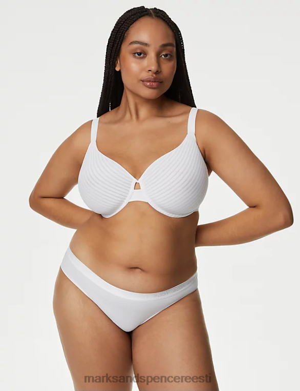 Riietus ee Marks & Spencer unisex body define juhtmega vahetükk full cup rinnahoidja valge NZTRN4072