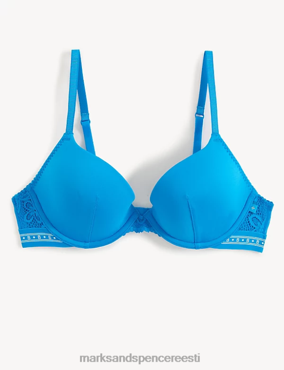 Riietus ee Marks & Spencer unisex cleo juhtmega sukeldumisrinnahoidja särav türkiissinine NZTRN4075