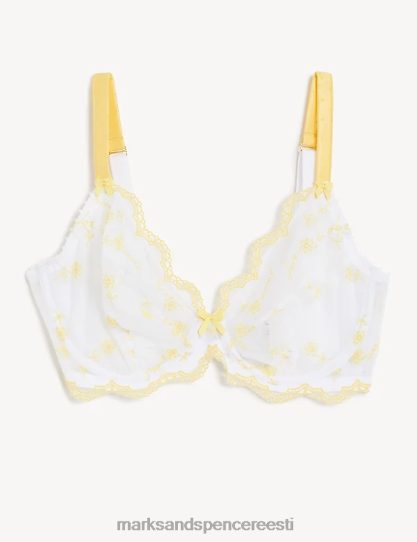 Riietus ee Marks & Spencer unisex evaline juhtmega sukeldumisrinnahoidja valge segu NZTRN4242