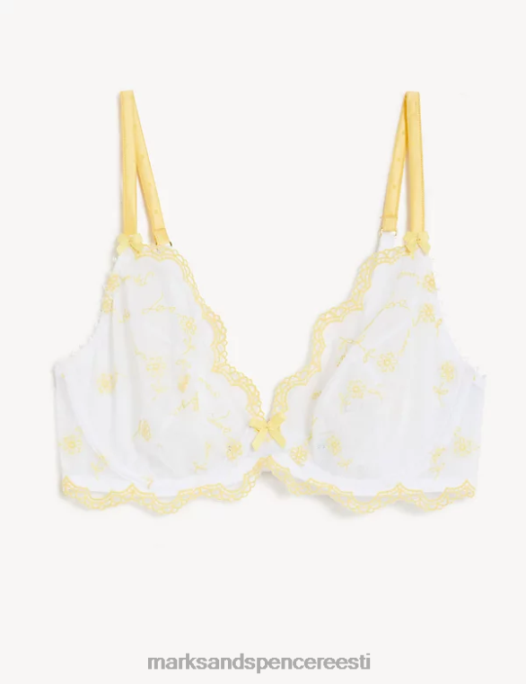 Riietus ee Marks & Spencer unisex evaline juhtmega sukeldumisrinnahoidja valge segu NZTRN4398