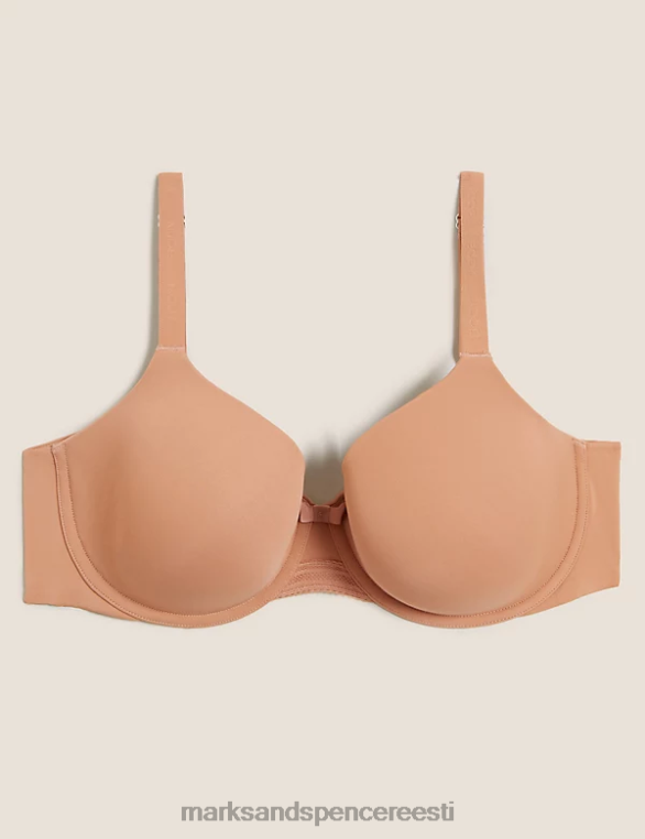 Riietus ee Marks & Spencer unisex flexifit juhtmega täistassiga T-särgi rinnahoidja rikkalik merevaik NZTRN4055