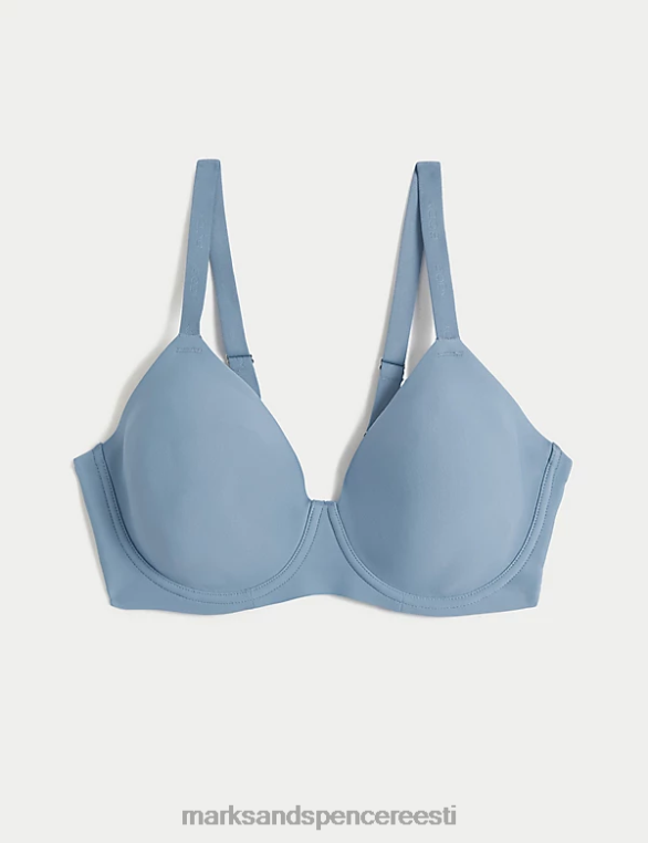 Riietus ee Marks & Spencer unisex flexifit nähtamatu juhtmega täistops rinnahoidja hall sinine NZTRN4379