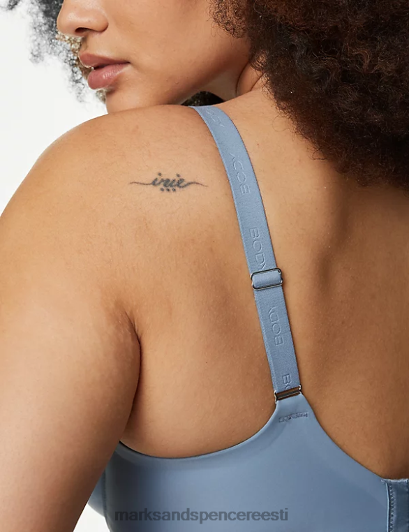 Riietus ee Marks & Spencer unisex flexifit nähtamatu juhtmega täistops rinnahoidja hall sinine NZTRN4379