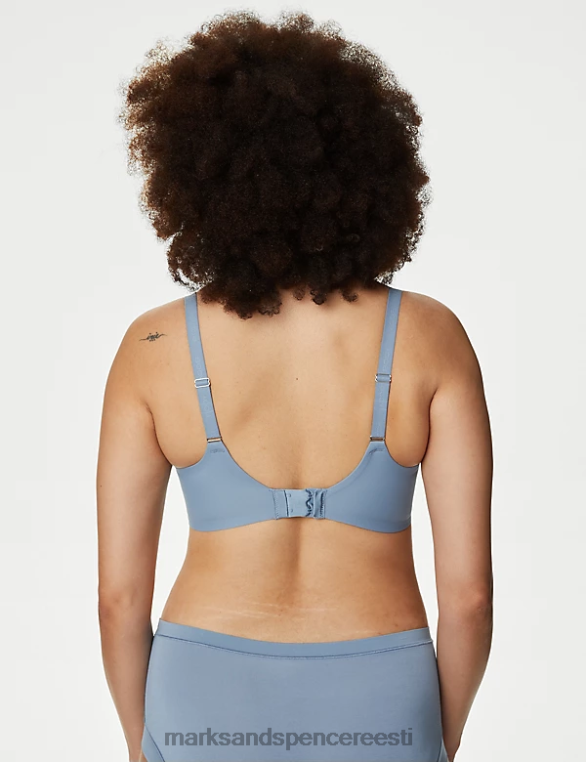 Riietus ee Marks & Spencer unisex flexifit nähtamatu juhtmega täistops rinnahoidja hall sinine NZTRN4379