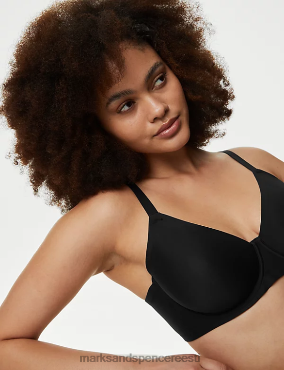Riietus ee Marks & Spencer unisex flexifit nähtamatu juhtmega täistops rinnahoidja must NZTRN4378