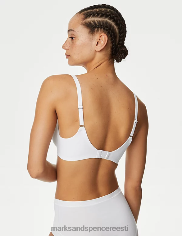 Riietus ee Marks & Spencer unisex flexifit nähtamatu juhtmega täistops rinnahoidja valge NZTRN4377