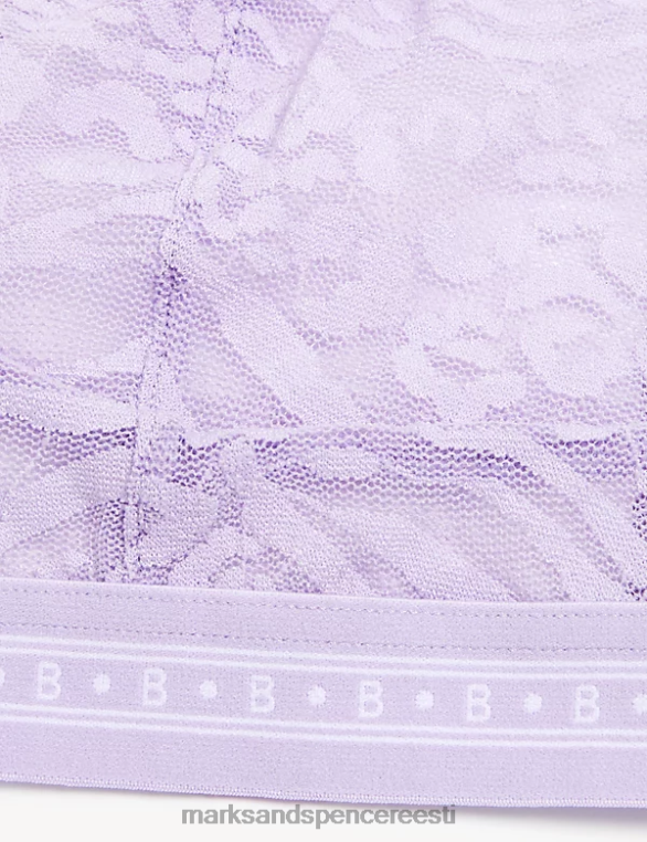 Riietus ee Marks & Spencer unisex gisella võrgust juhtmeta bralette lilla NZTRN4046