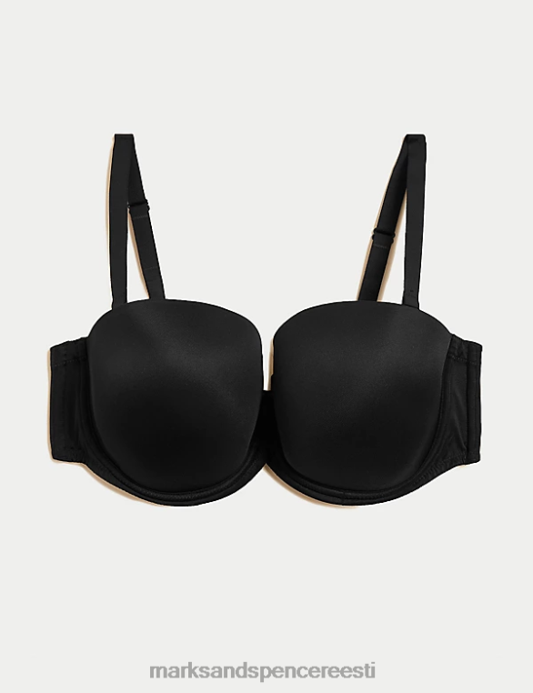Riietus ee Marks & Spencer unisex juhtmega polsterdatud mitmesuunaline rinnahoidja must NZTRN4717
