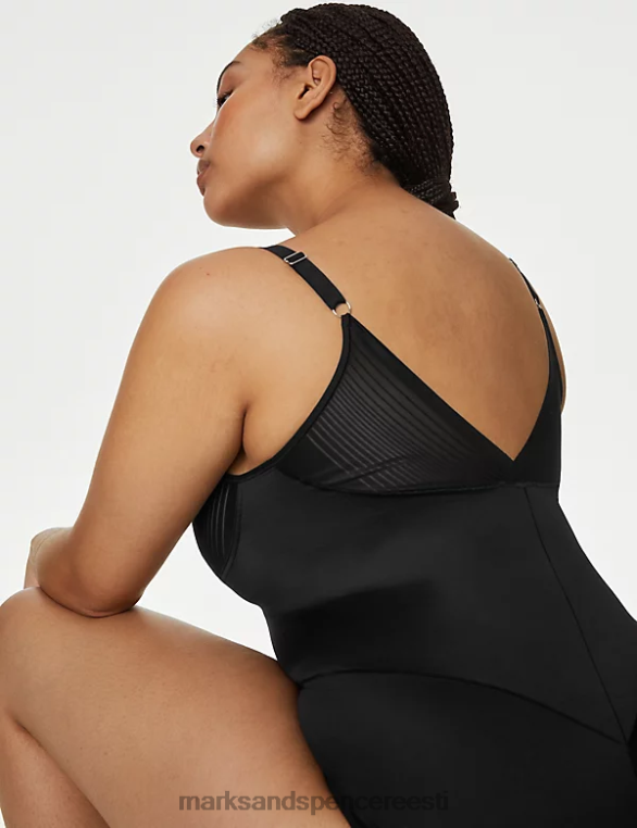 Riietus ee Marks & Spencer unisex keha määratleb kindla kontrolli kandke oma rinnahoidja body must NZTRN4152