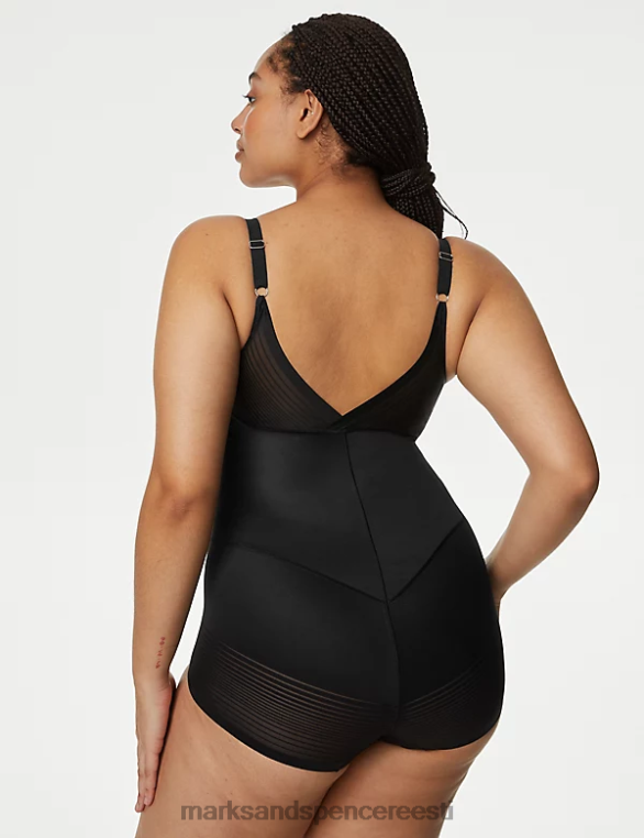 Riietus ee Marks & Spencer unisex keha määratleb kindla kontrolli kandke oma rinnahoidja body must NZTRN4152