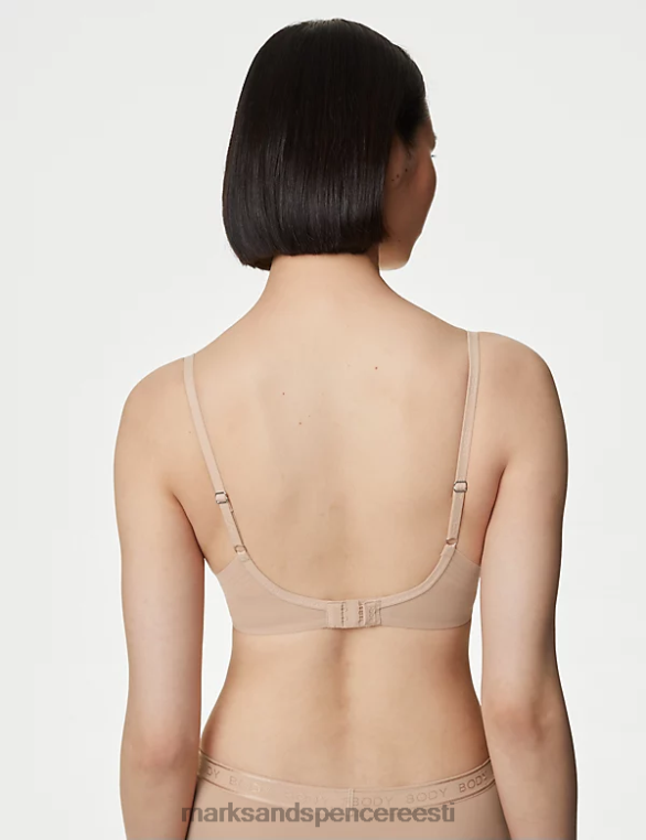 Riietus ee Marks & Spencer unisex keha määratletud juhtmega push-up rinnahoidja roosa kvarts NZTRN3970
