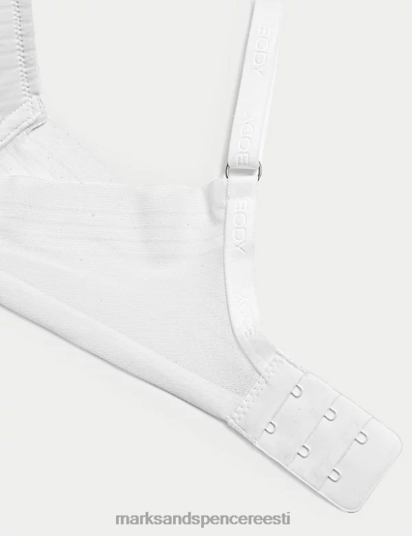 Riietus ee Marks & Spencer unisex keha määratletud juhtmega push-up rinnahoidja valge NZTRN4412