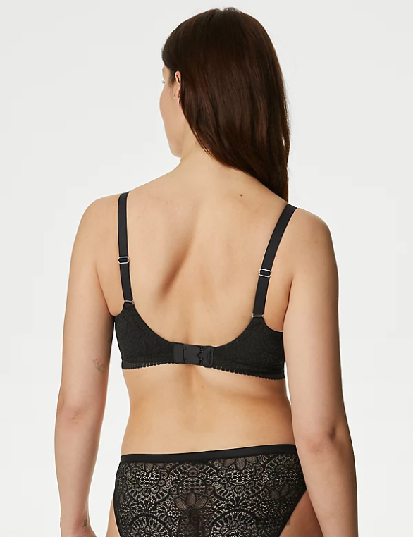 Riietus ee Marks & Spencer unisex keha pehme traadiga täistassiga T-särgi rinnahoidja must NZTRN3837