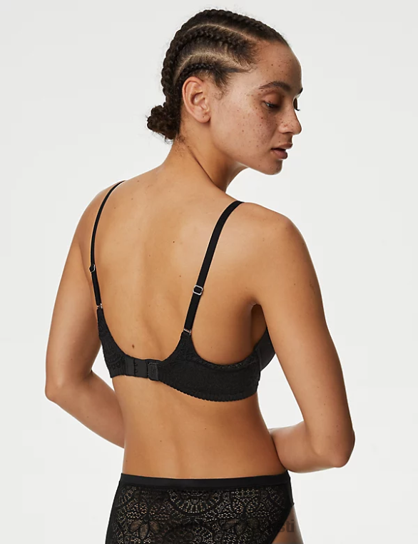 Riietus ee Marks & Spencer unisex kehaga pehme juhtmega sukeldumisrinnahoidja must NZTRN4437