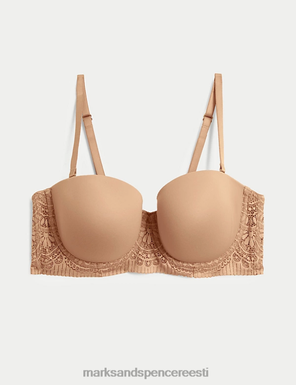 Riietus ee Marks & Spencer unisex korpusega pehme juhtmega rihmadeta rinnahoidja rikkalik merevaik NZTRN4493