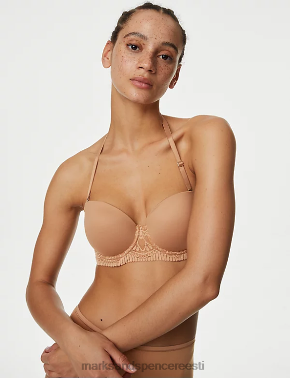 Riietus ee Marks & Spencer unisex korpusega pehme juhtmega rihmadeta rinnahoidja rikkalik merevaik NZTRN4493