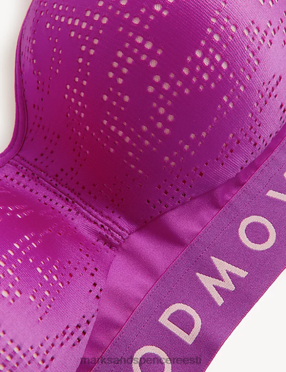 Riietus ee Marks & Spencer unisex liikumisvabadus ülim tugi spordirinnahoidja tume magenta NZTRN4901