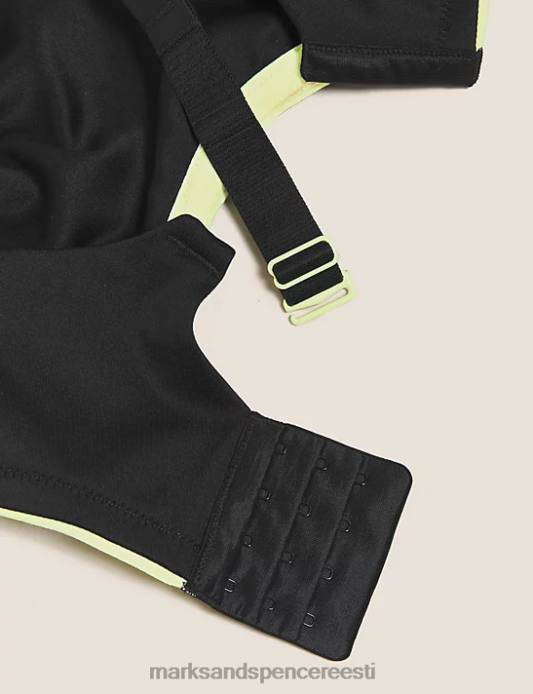 Riietus ee Marks & Spencer unisex ülim tugi tõsine spordirinnahoidja must NZTRN4585