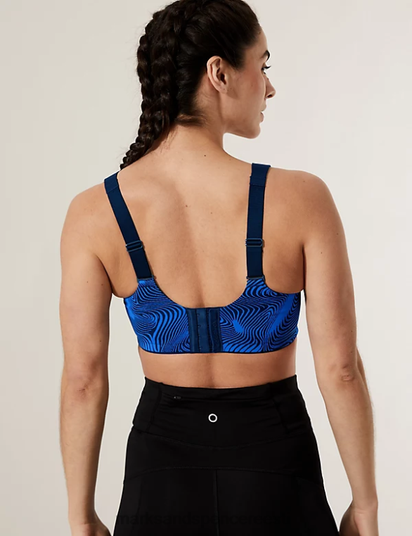 Riietus ee Marks & Spencer unisex ülim tugi tõsine spordirinnahoidja safiir NZTRN4666