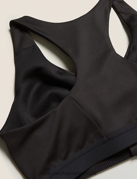 Riietus ee Marks & Spencer unisex ülima toega juhtmeta spordirinnahoidja must NZTRN4671