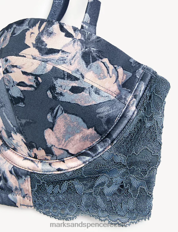 Riietus ee Marks & Spencer unisex lunaria siidist traadiga mitmesuunaline rõdurinnahoidja õhuväe sinine NZTRN3717
