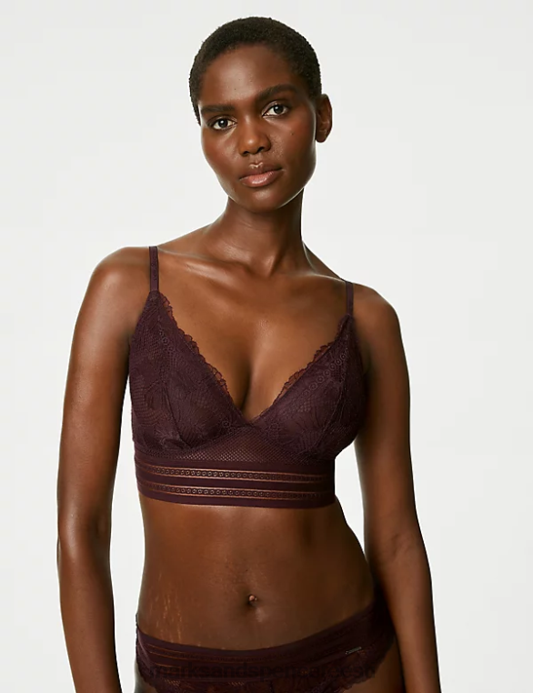 Riietus ee Marks & Spencer unisex marseille pits juhtmeta bralette tumelilla NZTRN4740