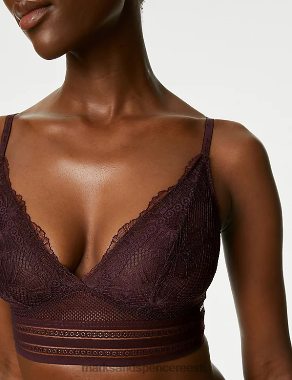 Riietus ee Marks & Spencer unisex marseille pits juhtmeta bralette tumelilla NZTRN4740