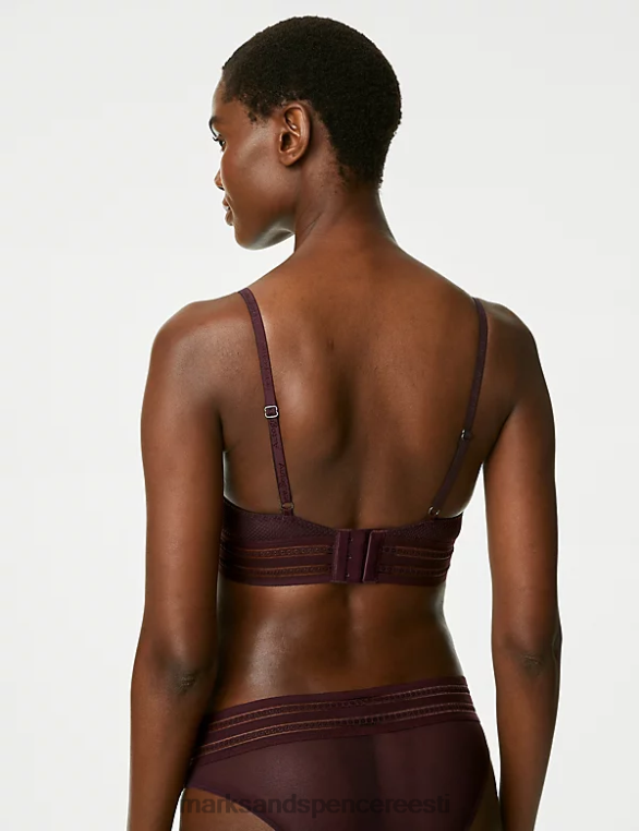 Riietus ee Marks & Spencer unisex marseille pits juhtmeta bralette tumelilla NZTRN4740